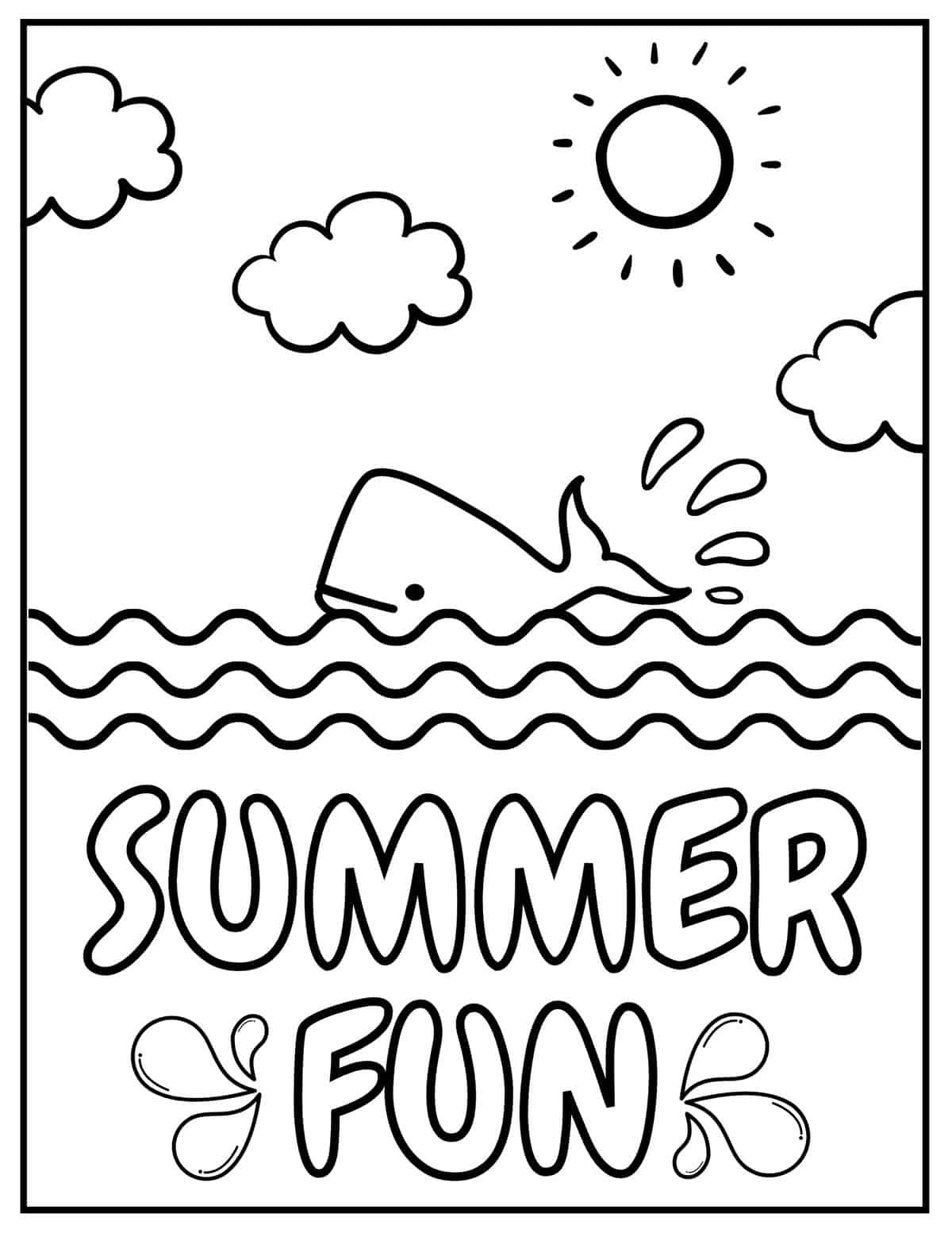 Best 45 Fun Summer Coloring Pages With Animals Ideas 12