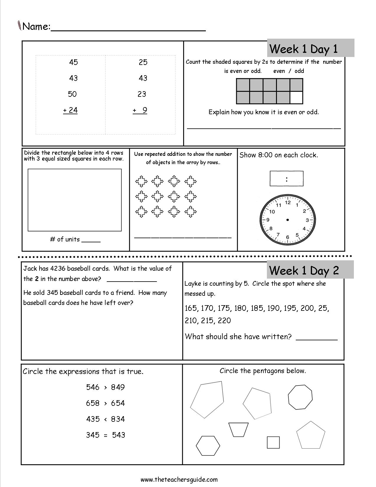 Best 45 Summer Math Worksheets 3Rd Grade Ideas 4