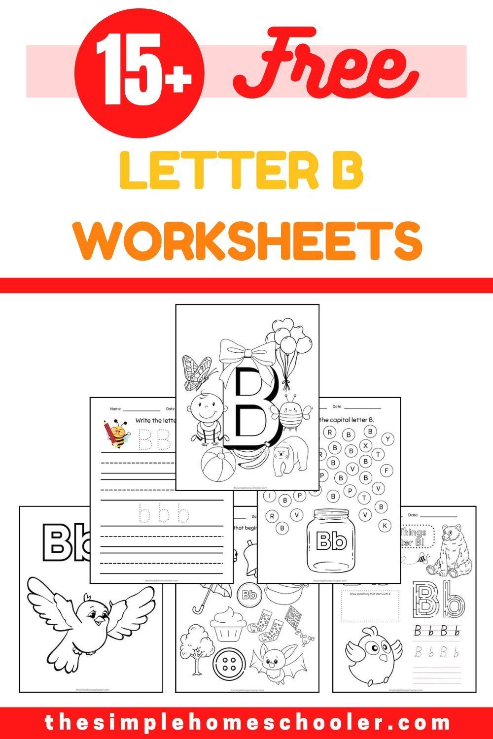 15+ Engaging Letter B Worksheets for Kids to Practice Writing