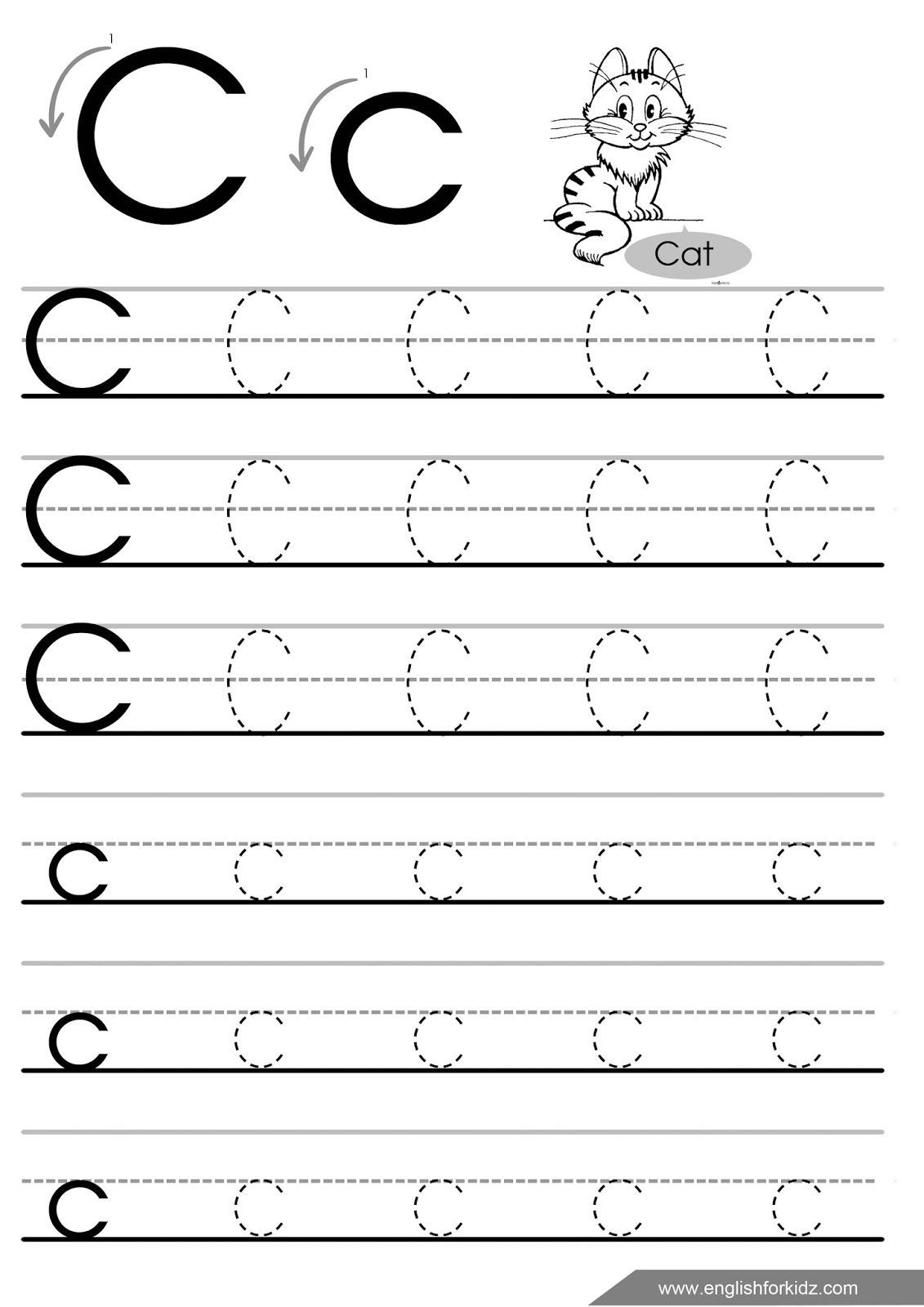 Alphabet Tracing Worksheets