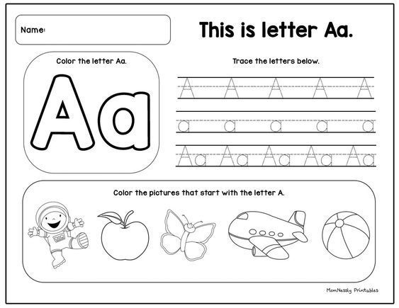 Creative Alphabet Tracing Worksheets