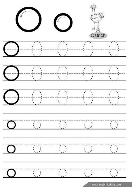 O Worksheets, Flashcards, & Coloring Pages