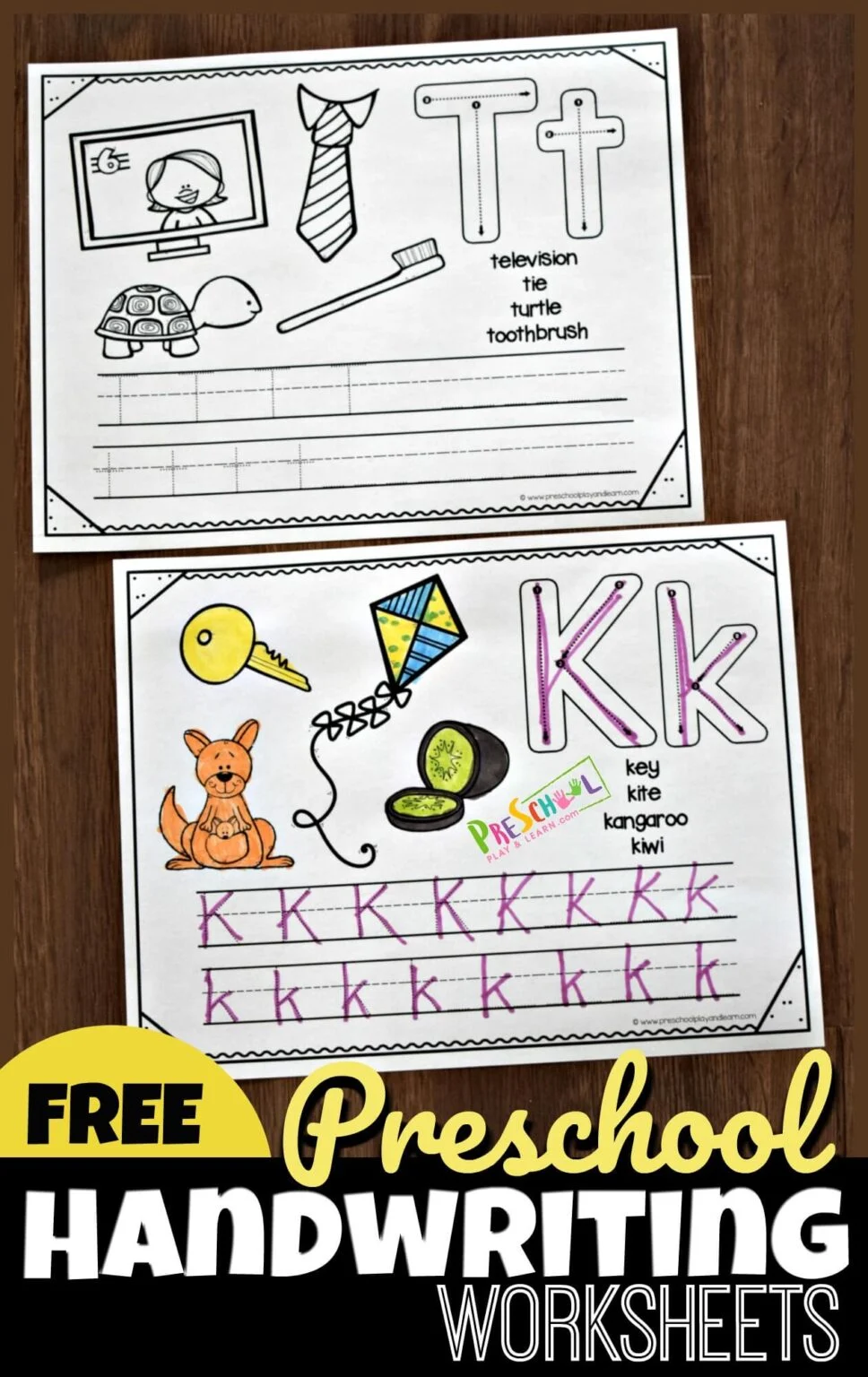 Preschool Handwriting Worksheets: Trace the Alphabet with Fun Animals