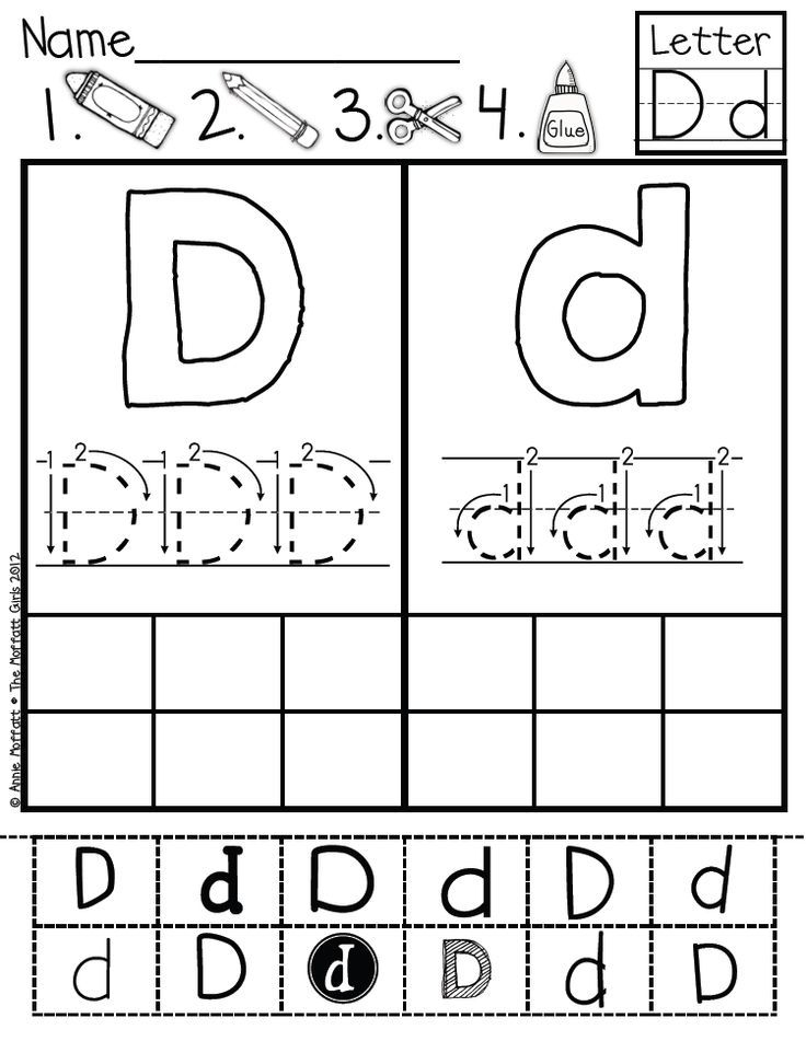 20 Cut And Paste Worksheets Alphabet