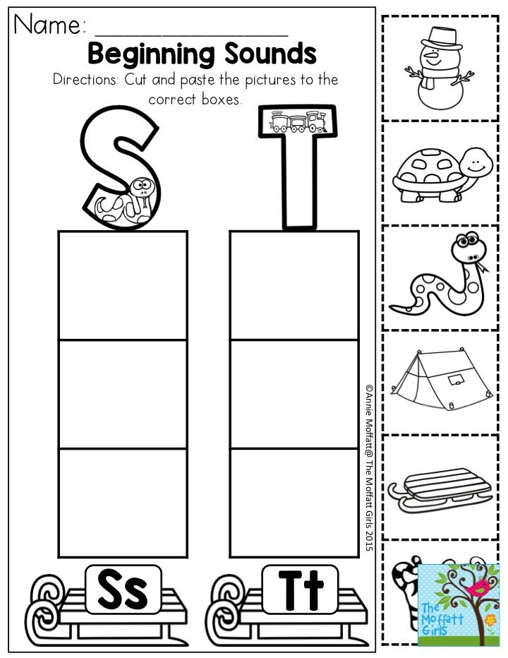 20 Cut And Paste Worksheets Alphabet