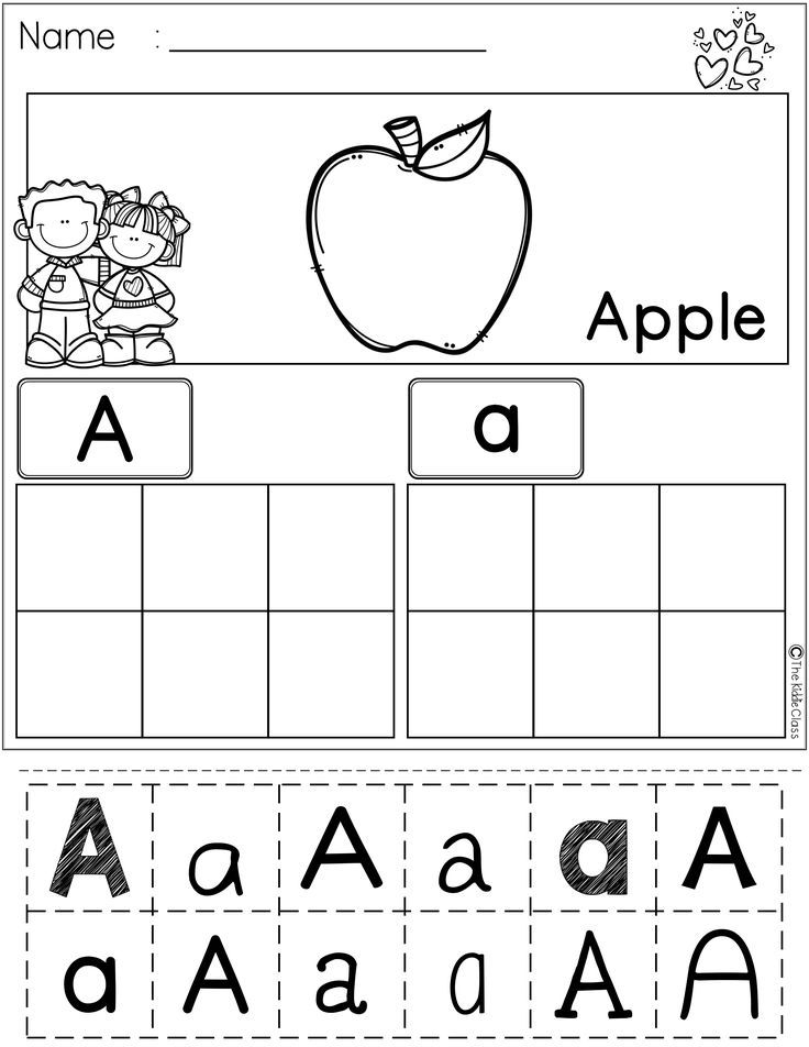 20 Cut And Paste Worksheets Alphabet