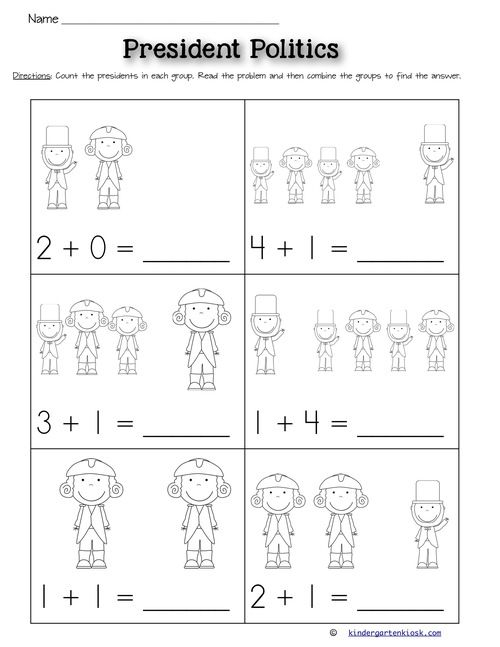 20 Kindergarten Math Worksheets Addition