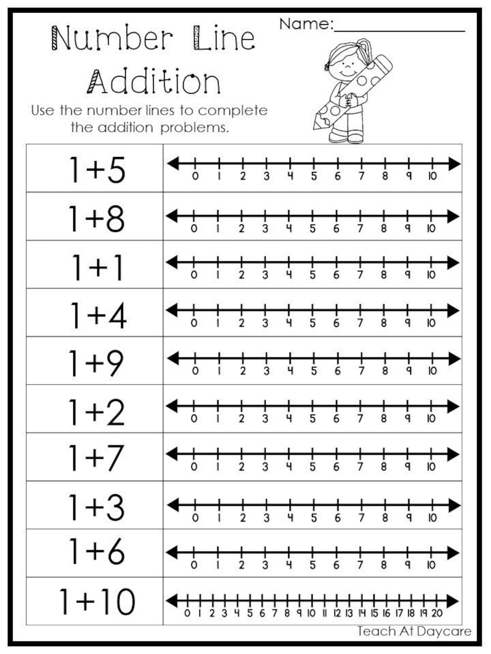 30 Addition Worksheets 3 Lines