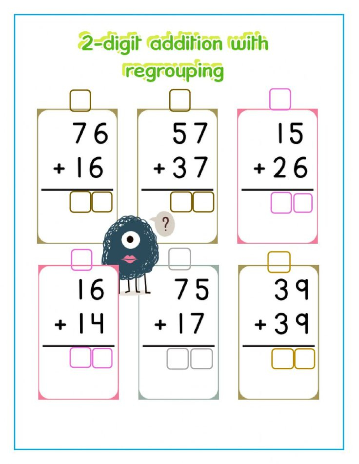 30 Addition Worksheets With Regrouping