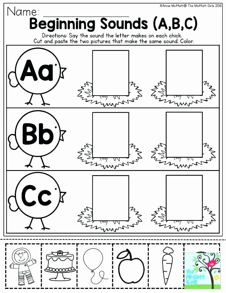 30 Cut And Paste Worksheets Alphabet