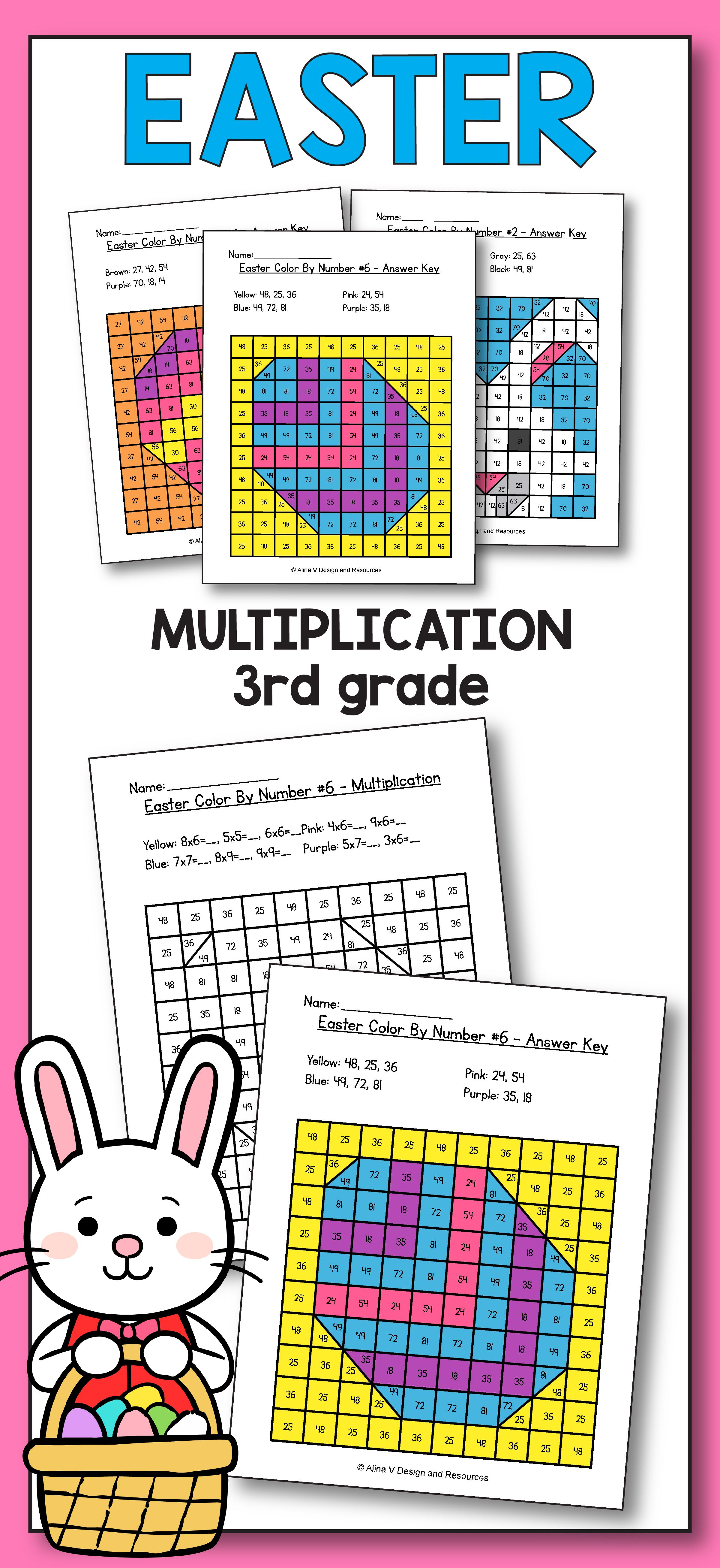 30 Kindergarten Math Easter Worksheets