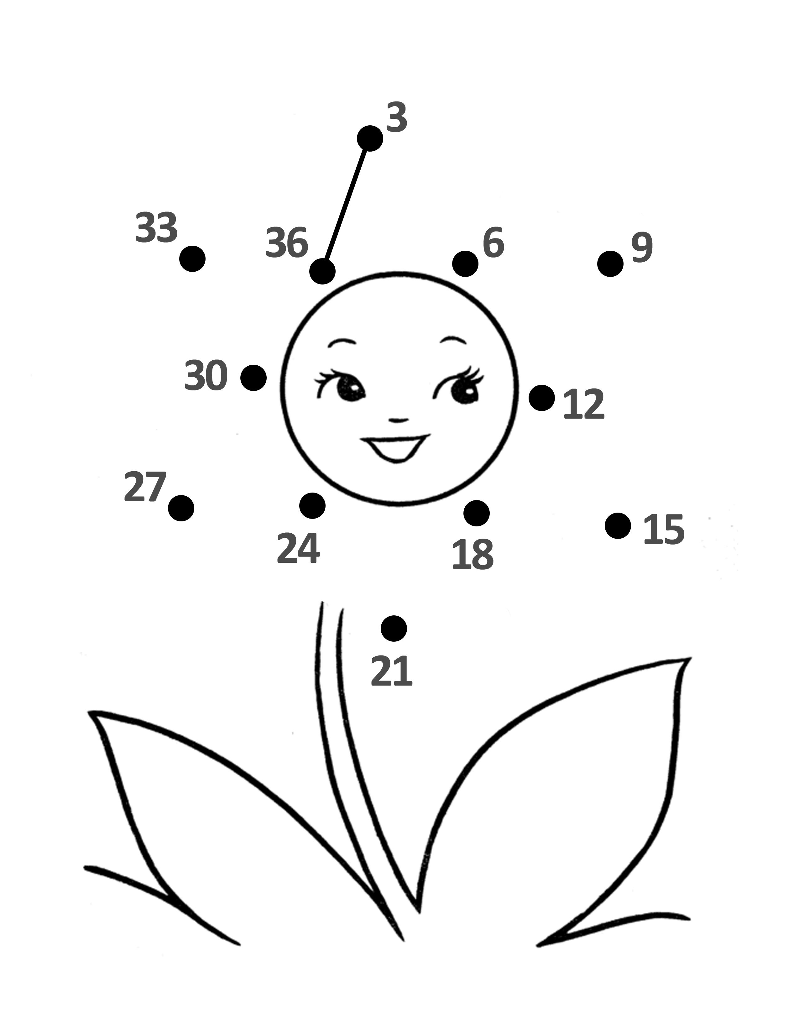 30 Math Worksheets Join The Dots