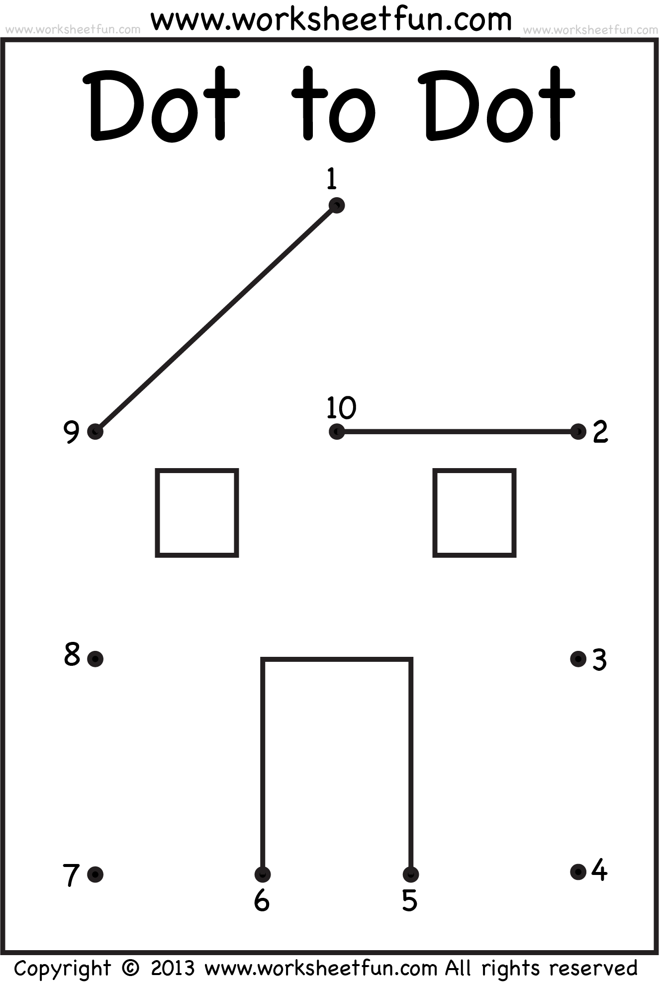 30 Math Worksheets Join The Dots