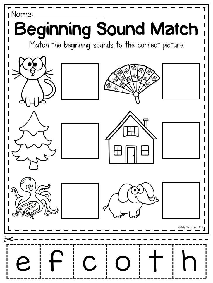 35 Cut And Paste Worksheets Alphabet