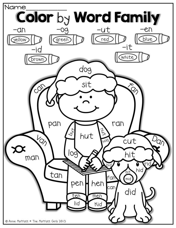 35 Family Coloring Worksheets For Kindergarten