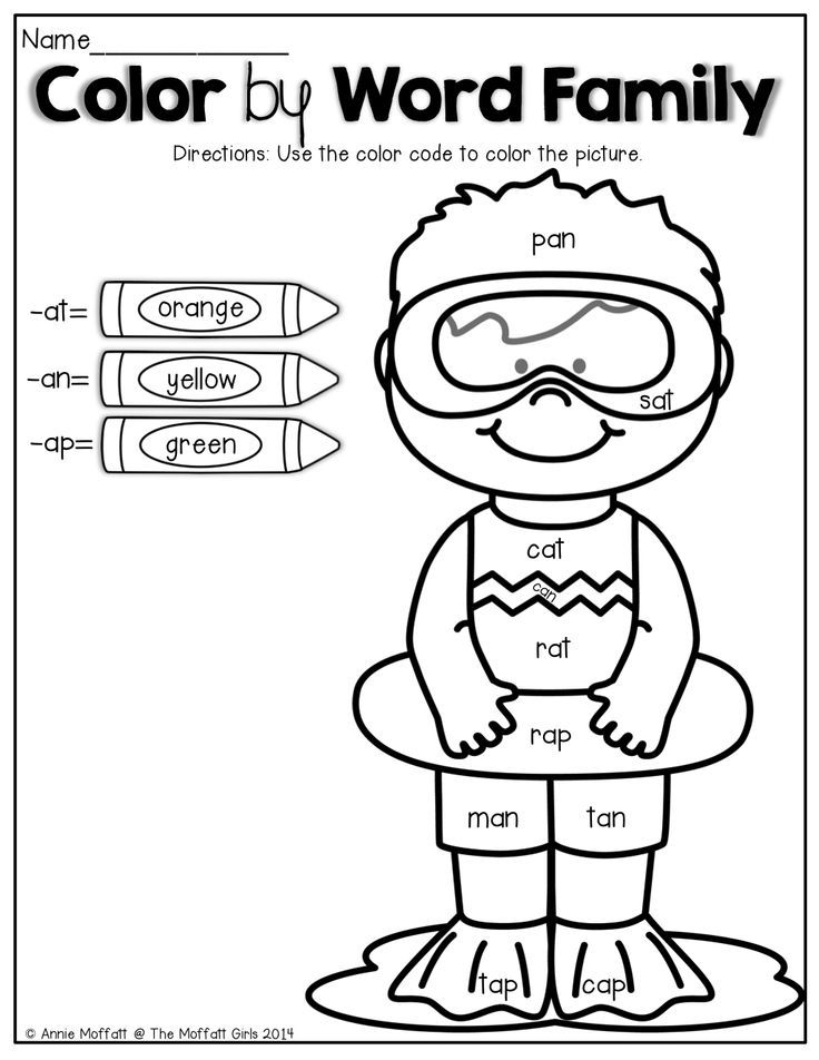 35 Family Coloring Worksheets For Kindergarten