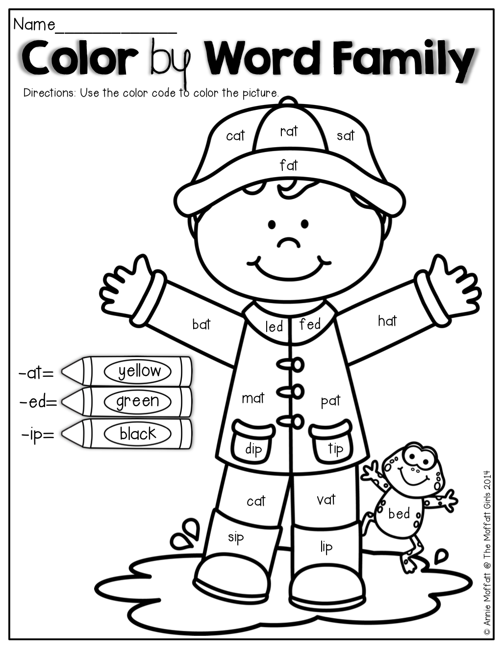 35 Family Coloring Worksheets For Kindergarten