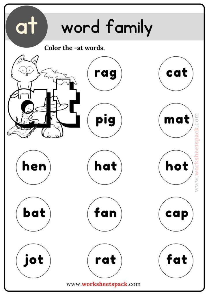 35 Family Coloring Worksheets For Kindergarten