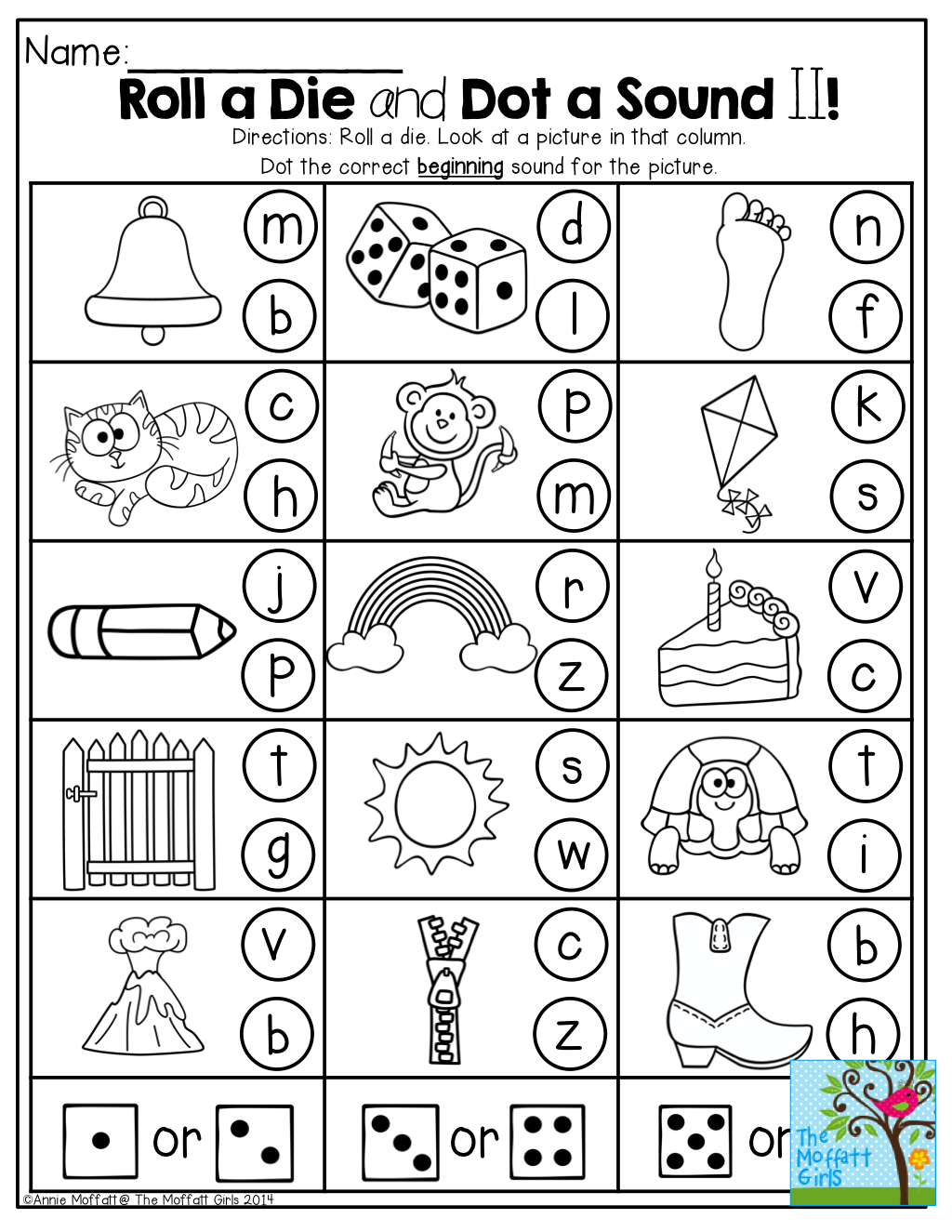 35 Kindergarten English Worksheets Beginning Sounds