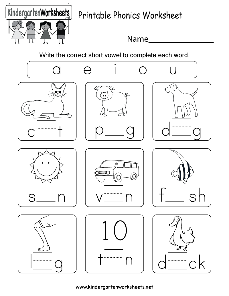 35 Kindergarten English Worksheets Beginning Sounds