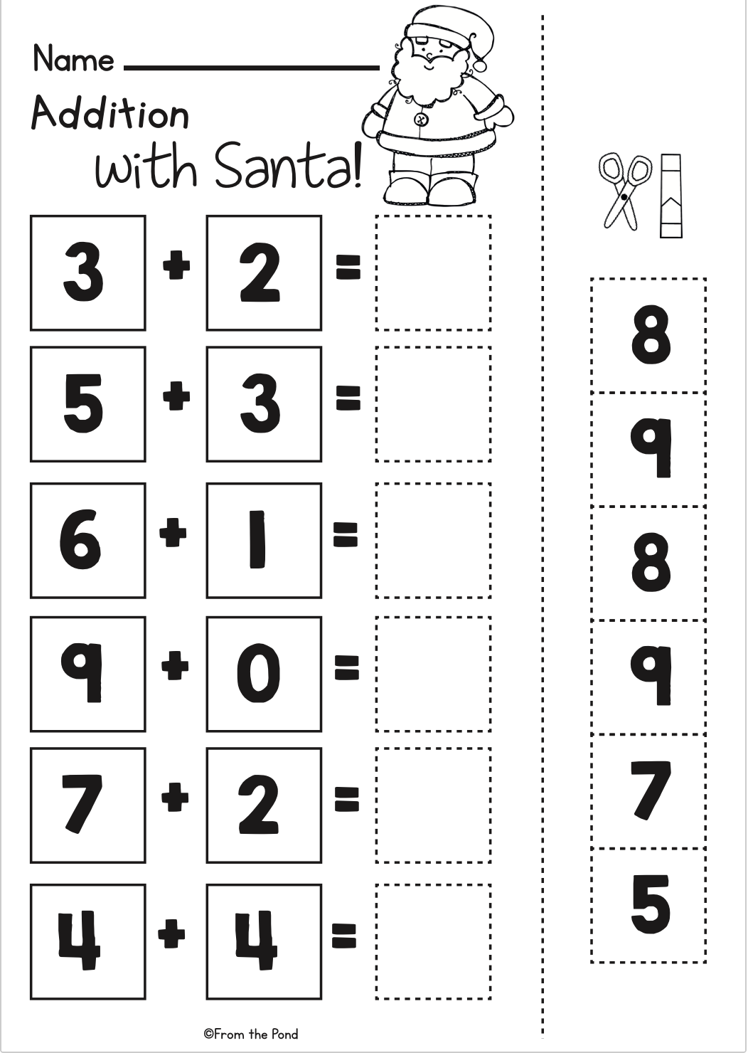 35 Kindergarten Math Worksheets Addition