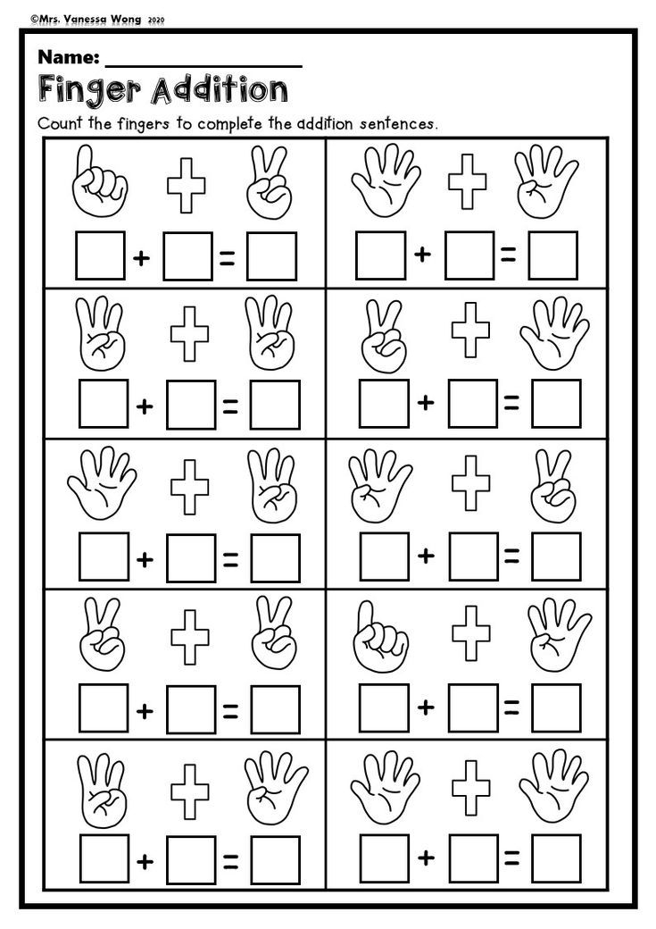 35 Kindergarten Math Worksheets Addition