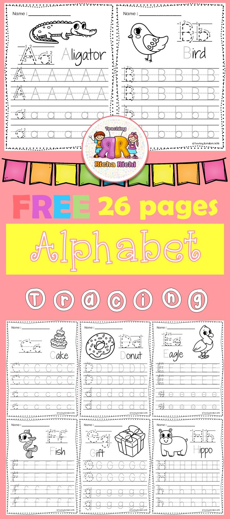 21 Cut And Paste Worksheets Alphabet