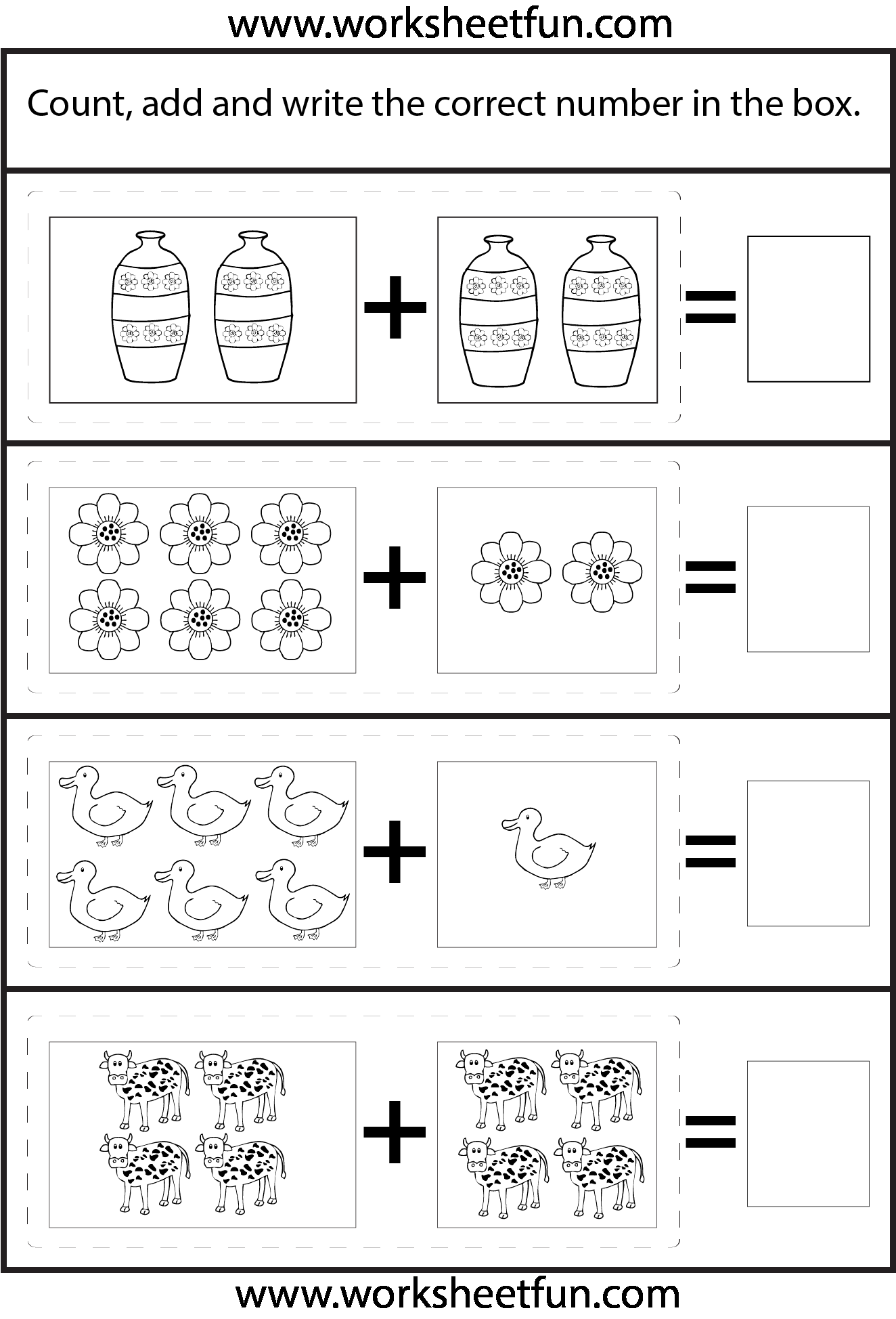 21 Kindergarten Math Worksheets Addition