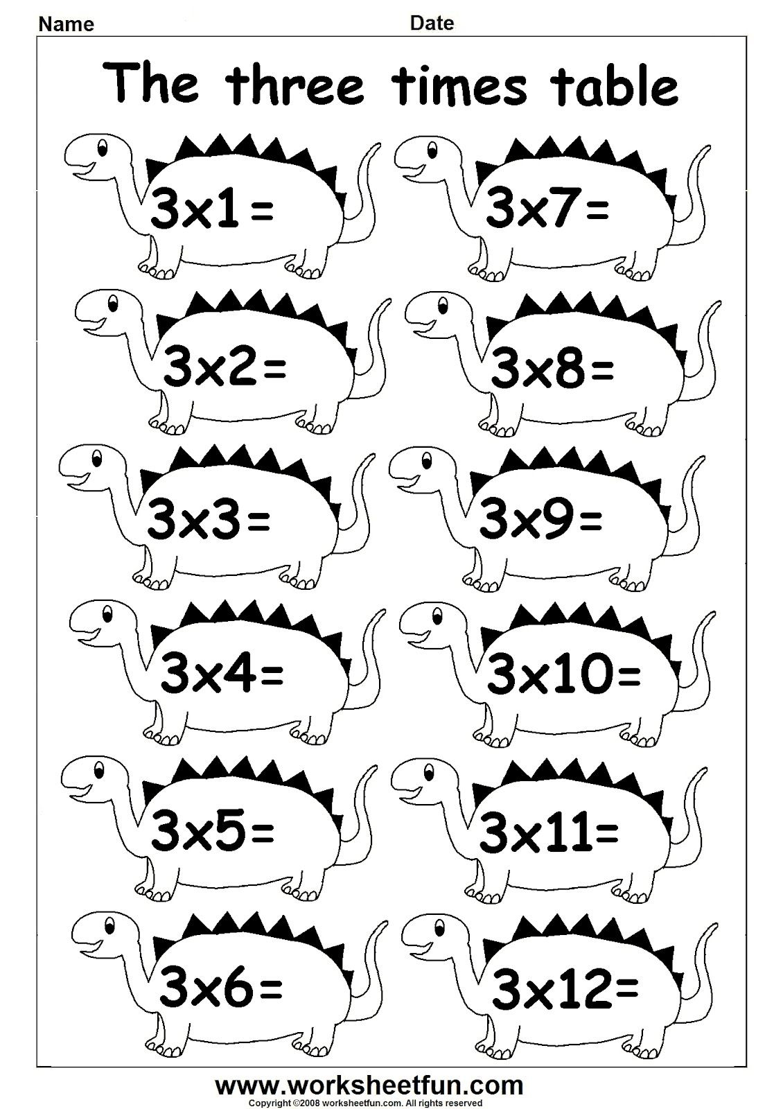 21 Multiplication Worksheets 3Rd Grade Free